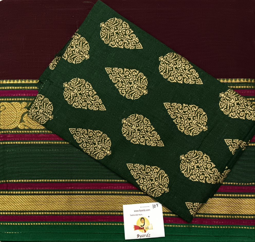 Arupukottai cotton 10 yards madisar