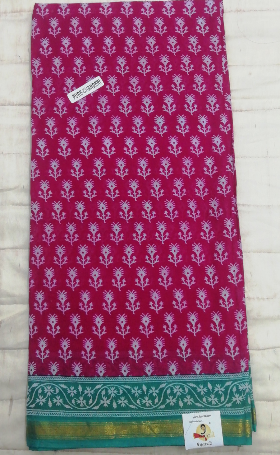 Chanderi cotton 6 yards