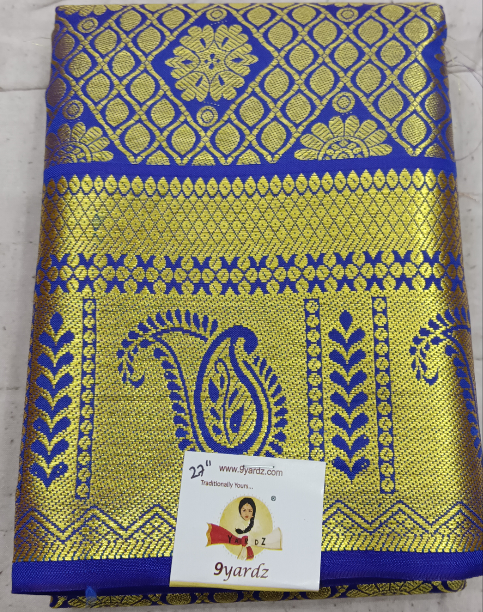 Pavadai poly silk 27"