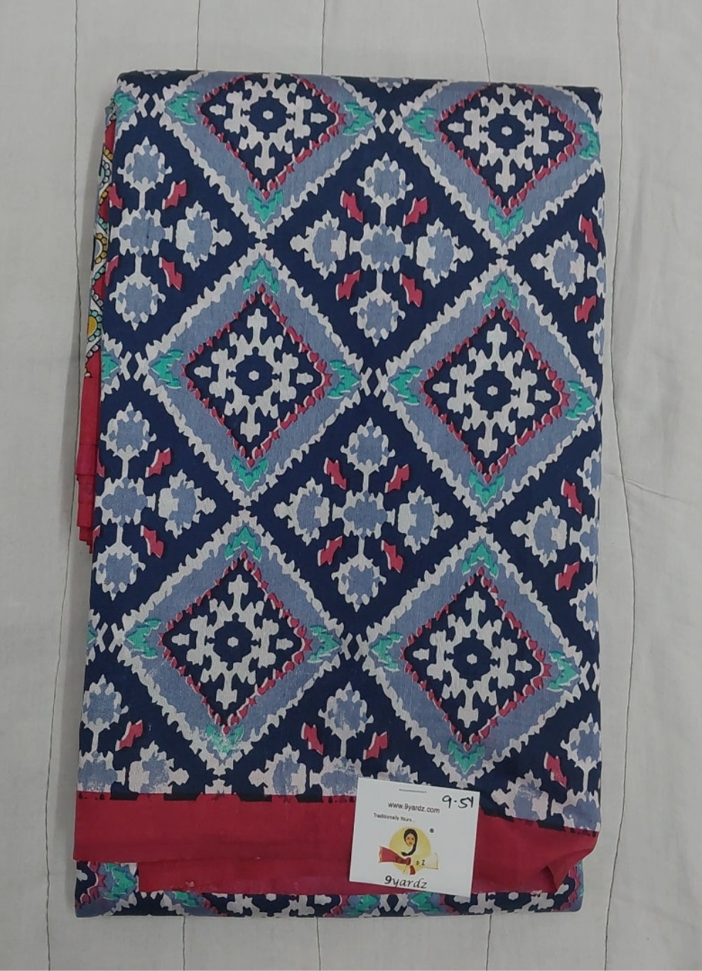 Printed Silk 9.5 yards
