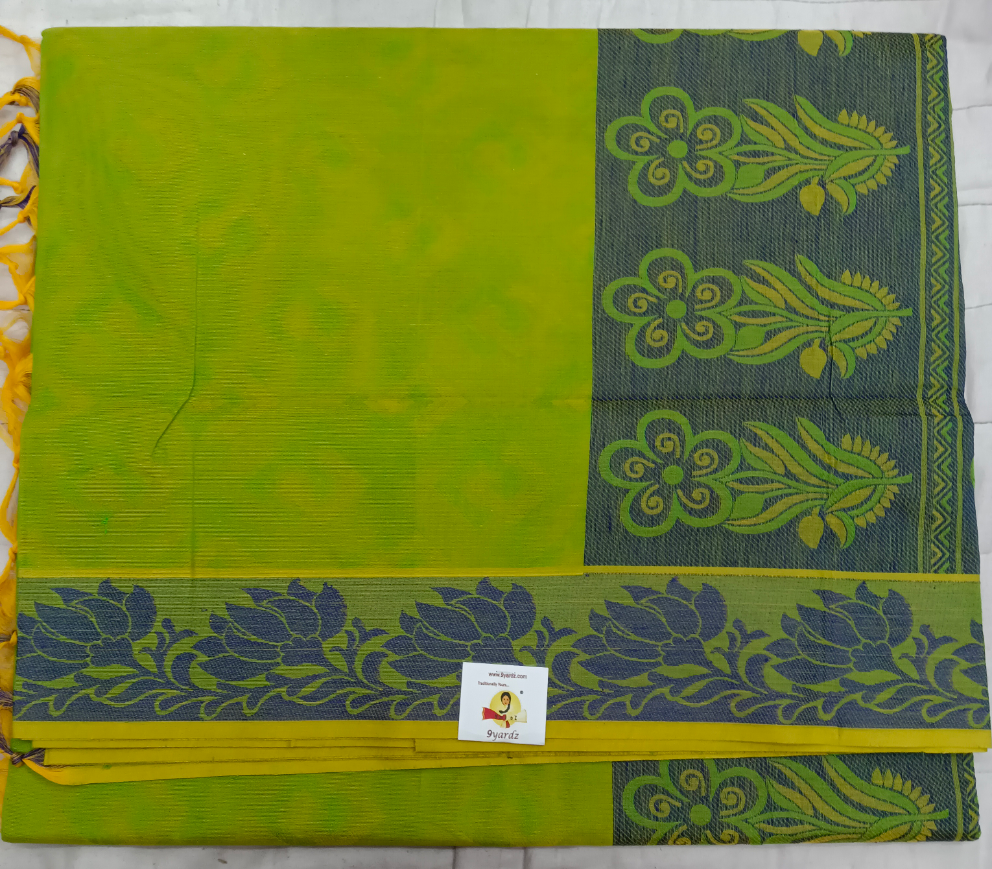 Rich Cotton Embossed sarees