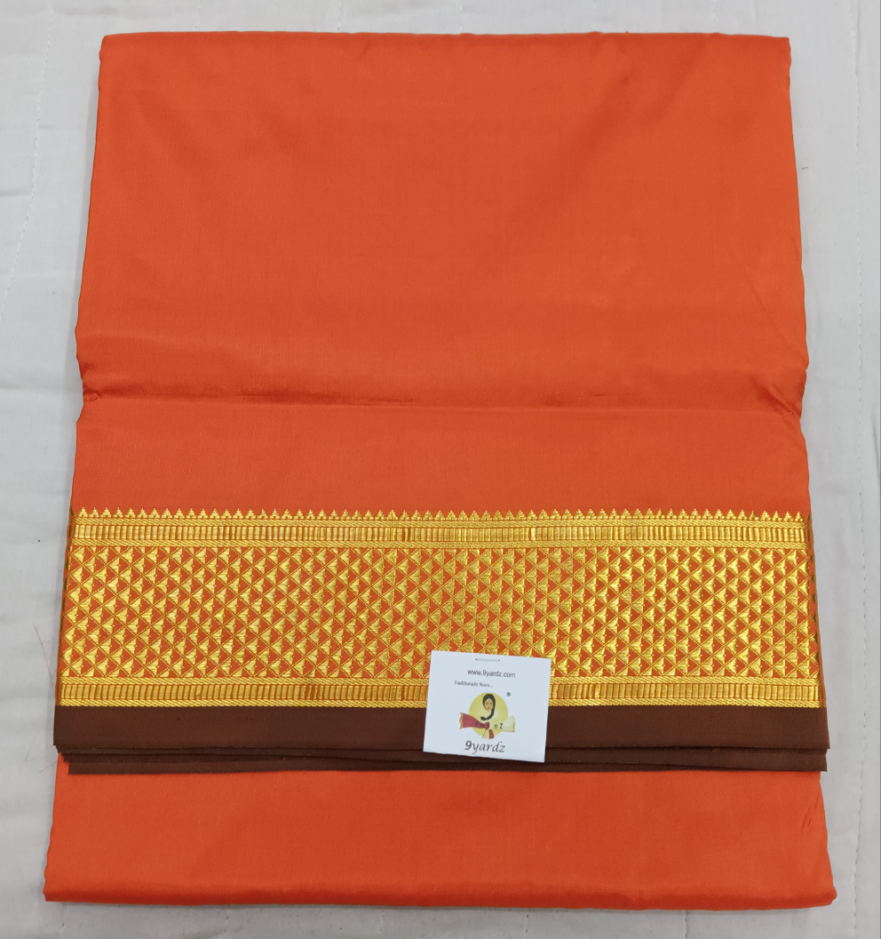 Pure silk 9.5yardz  saree