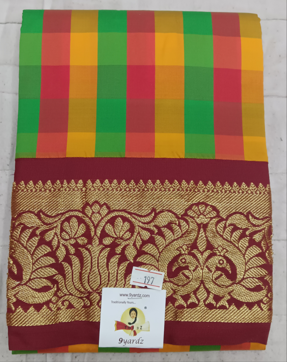 Pavadai poly silk 36"