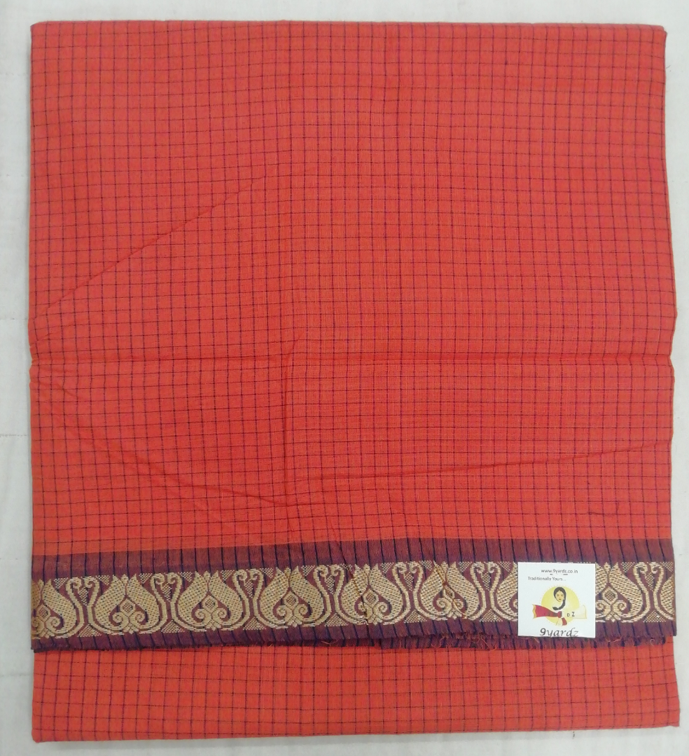 Chettinadu / Karaikudi cotton 9.5 yards madisar