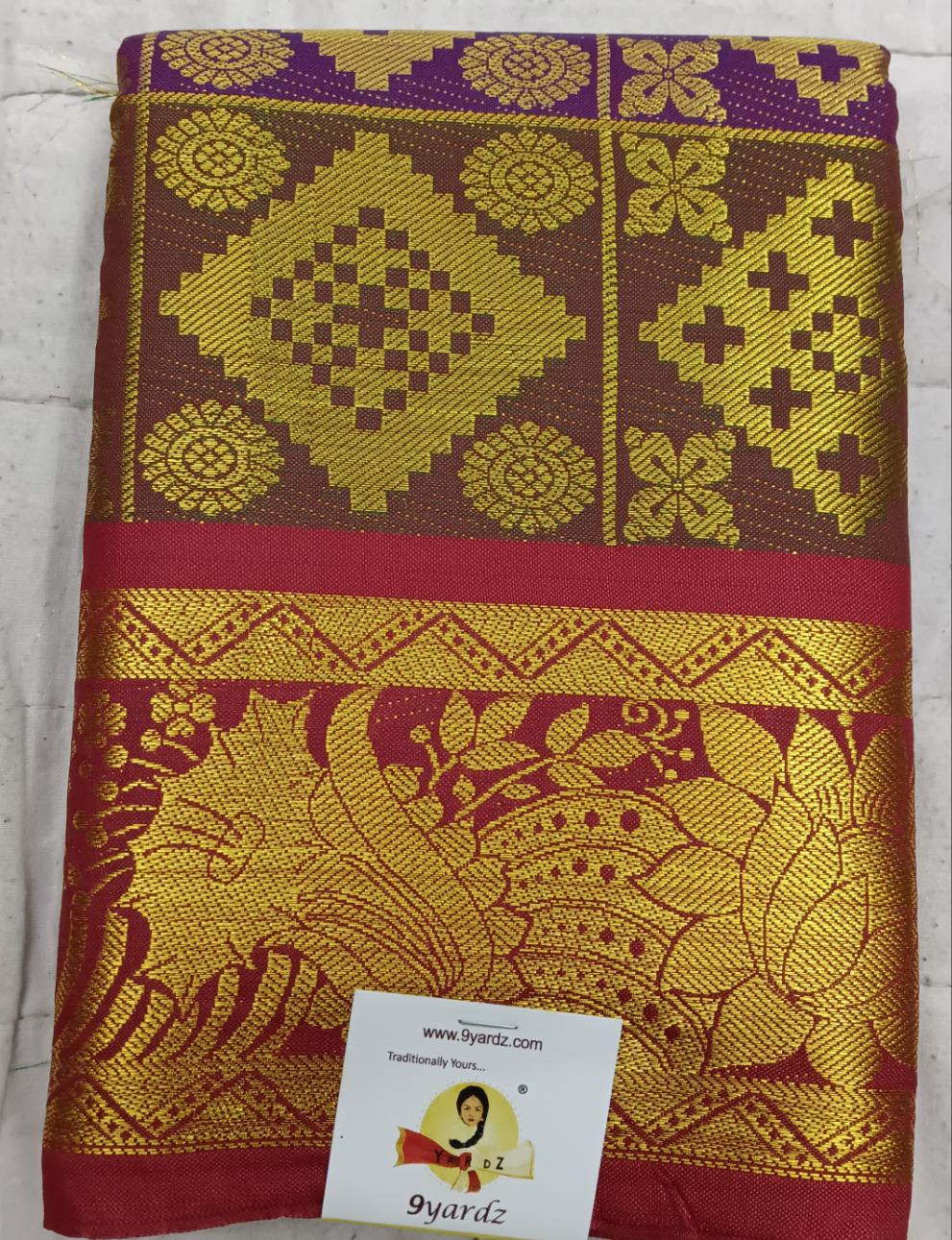 Pavadai poly silk 27"