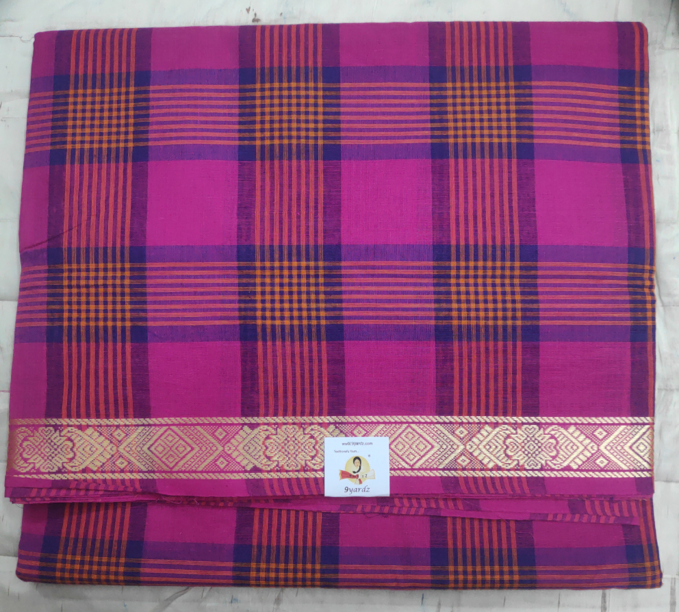 Chettinadu / Karaikudi cotton 10.5 yards madisar