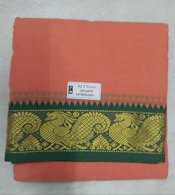 Nagari Cotton Colour Dhothi 10*6