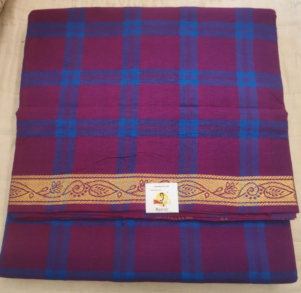 Chettinadu / Karaikudi cotton 10.5 yards madisar