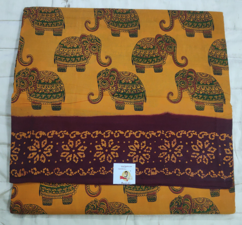 Sungudi cotton 10.5 yards madisar