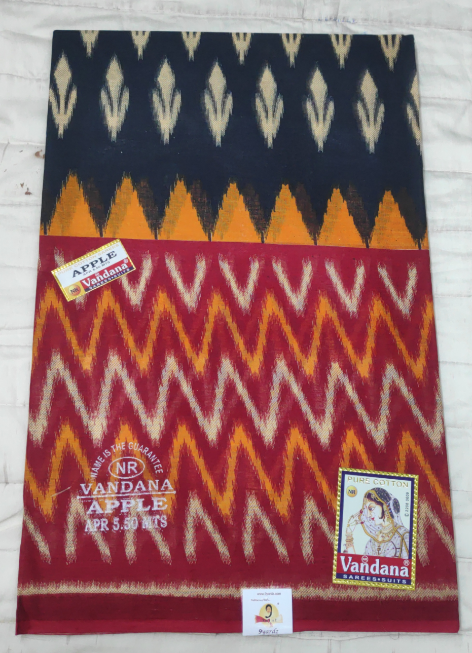 Cotton printed saree