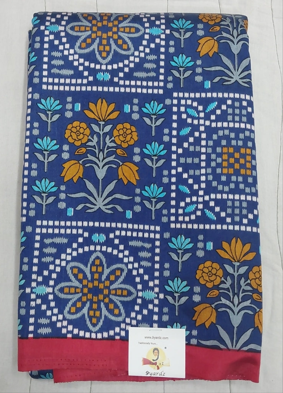 Printed Silk 9.5 yards