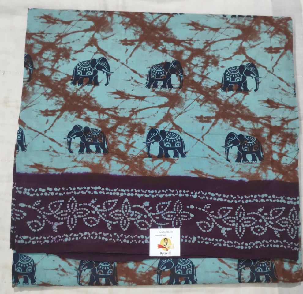 Sungudi cotton 10.5 yards madisar