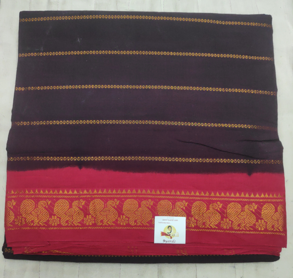 Sungudi cotton Velthari 10.5 yards madisar
