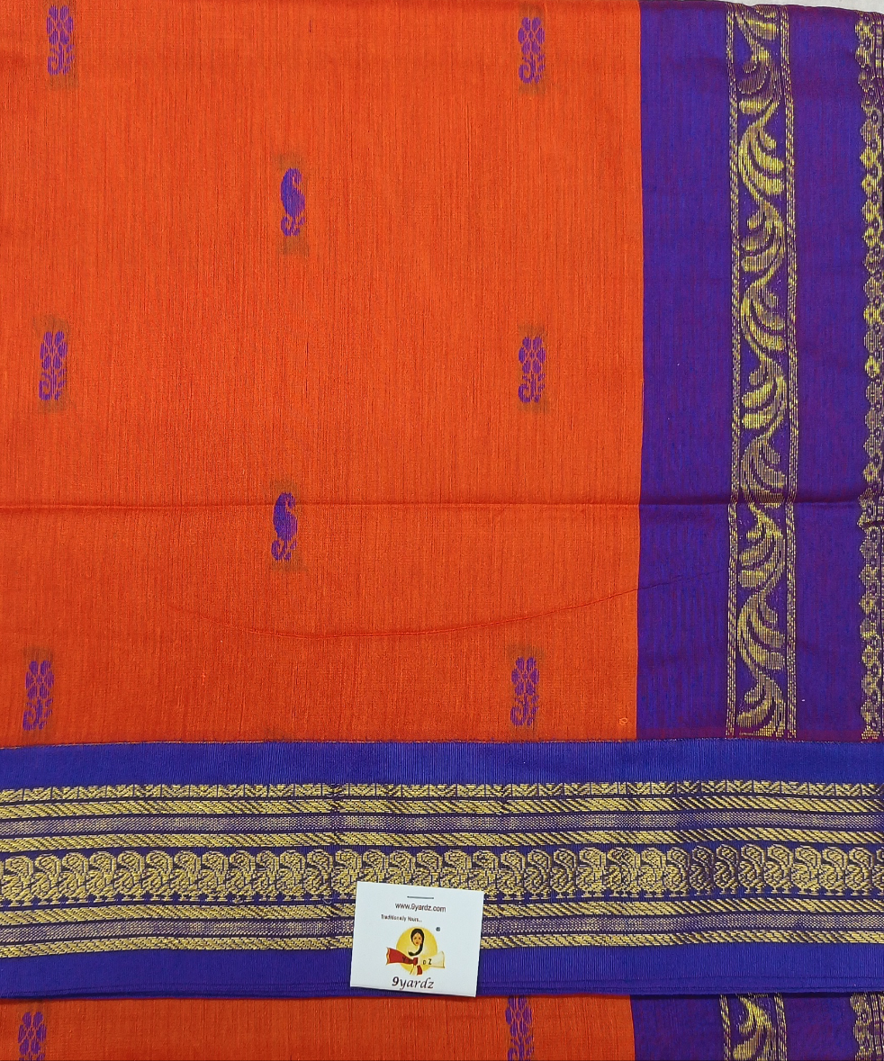 Kalyani Cotton Butta  9.5yards