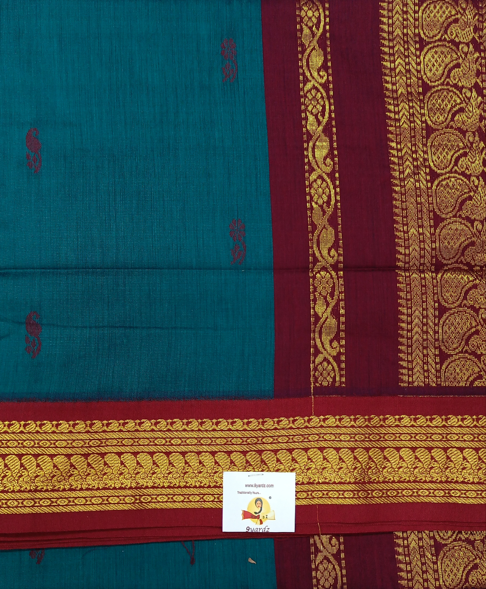 Kalyani Cotton Butta  9.5yards