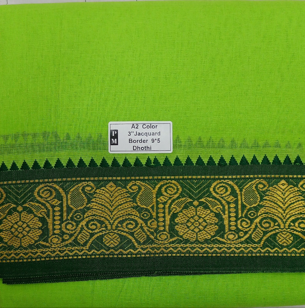 Cotton Colour  Dhothi 9*5