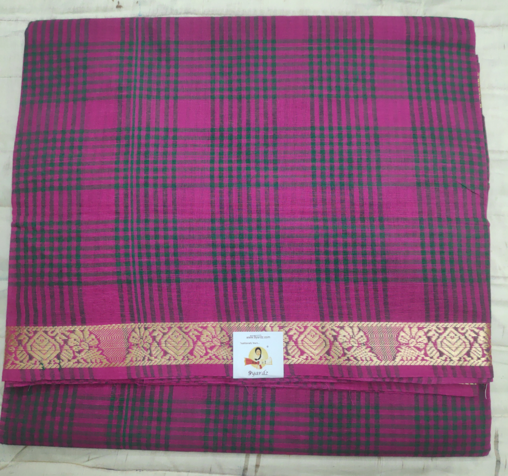 Chettinadu / Karaikudi cotton 10.5 yards madisar
