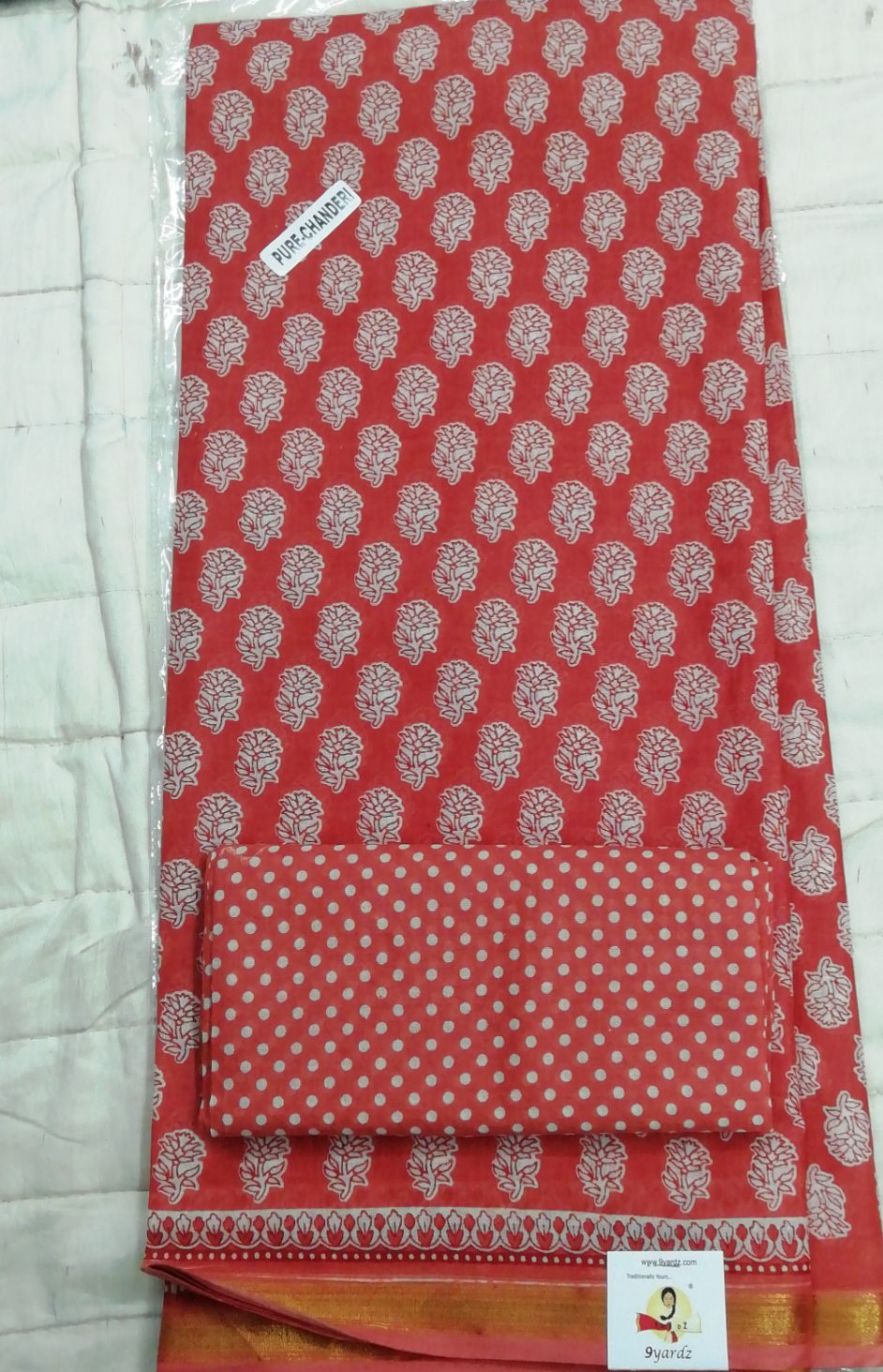 Chanderi cotton 6 yards