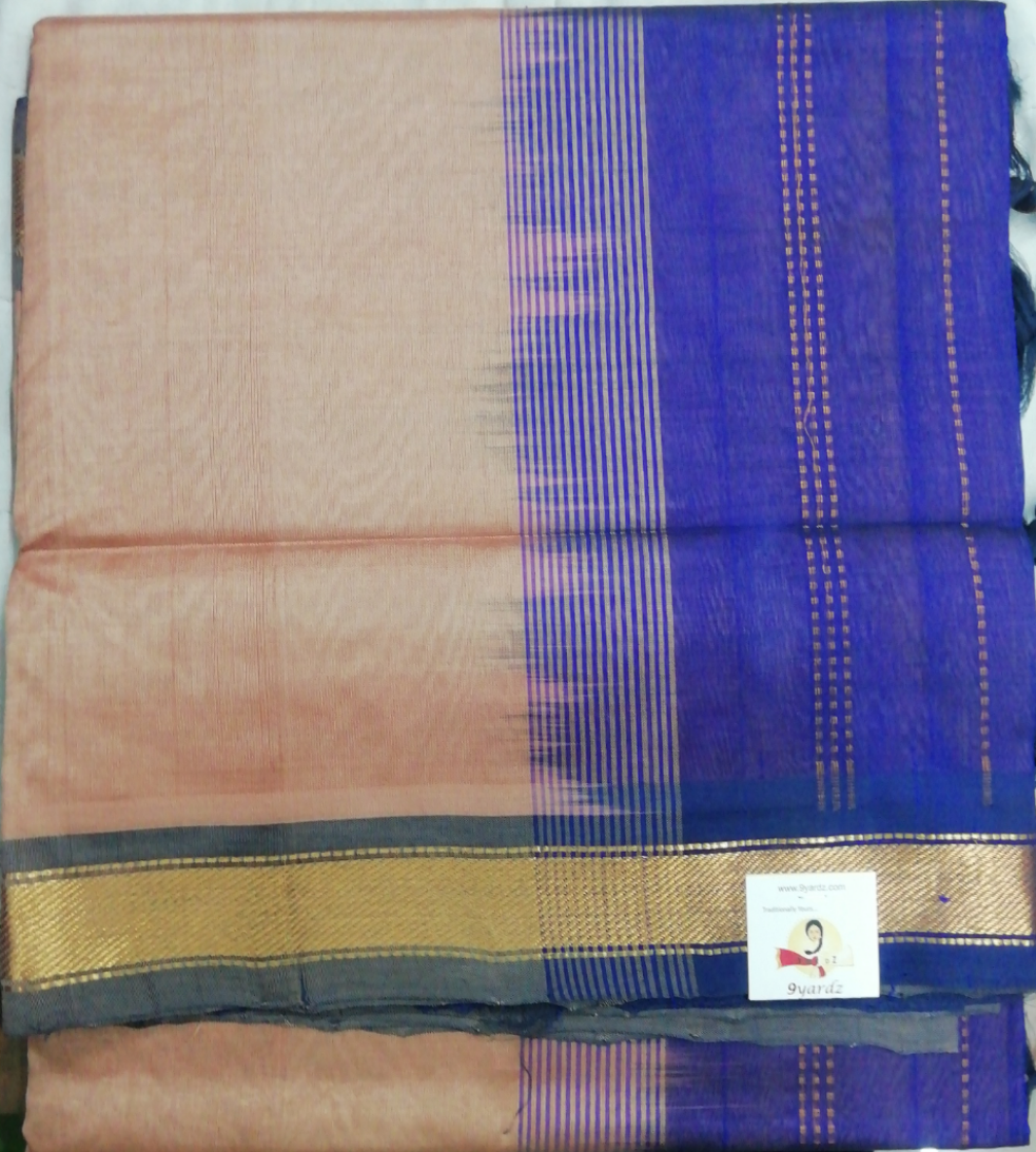 Pure Silk cotton- simple border