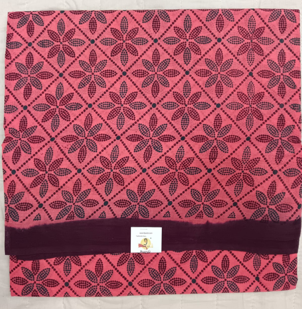 Sungudi cotton 10.5 yards madisar