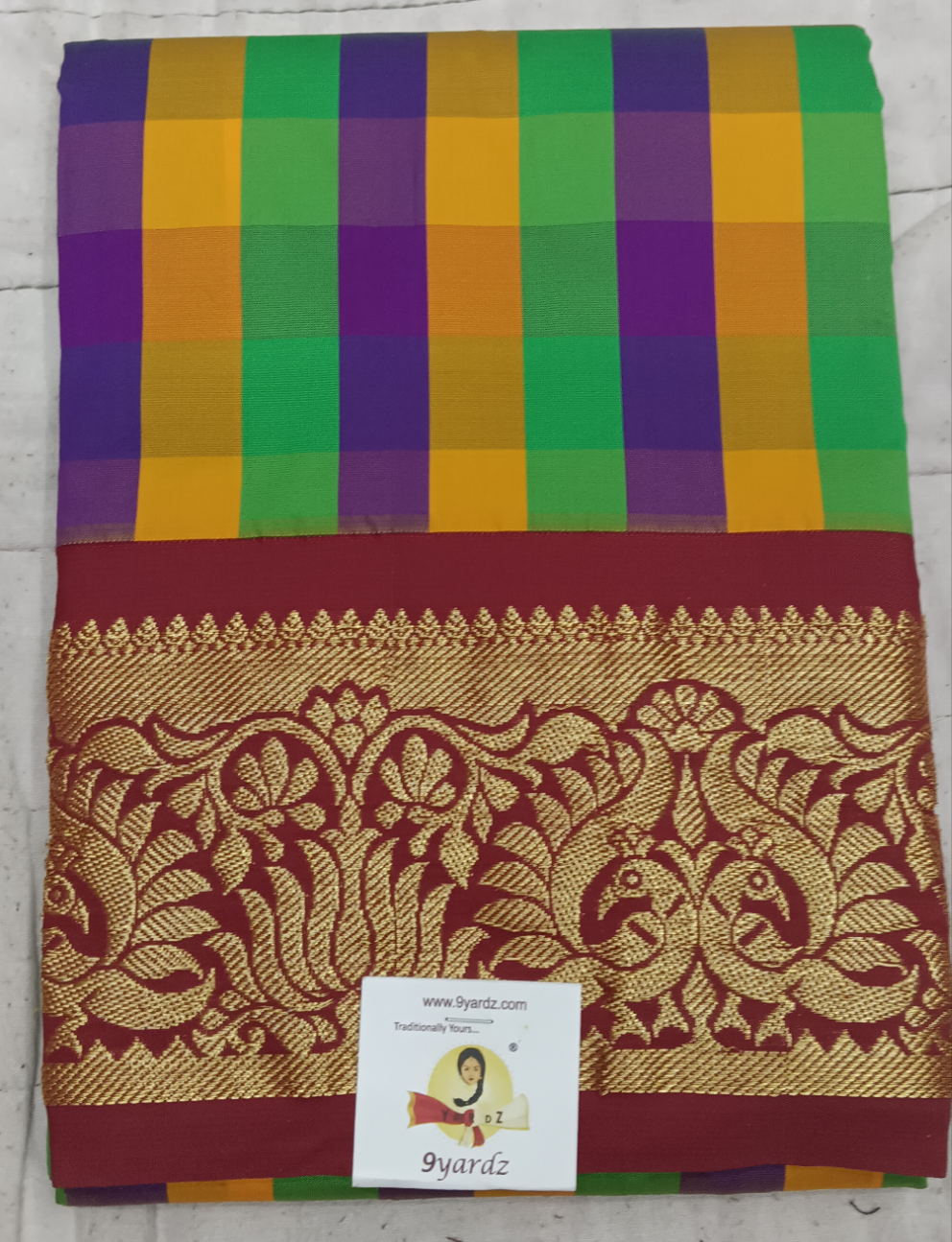 Pavadai poly silk 36"