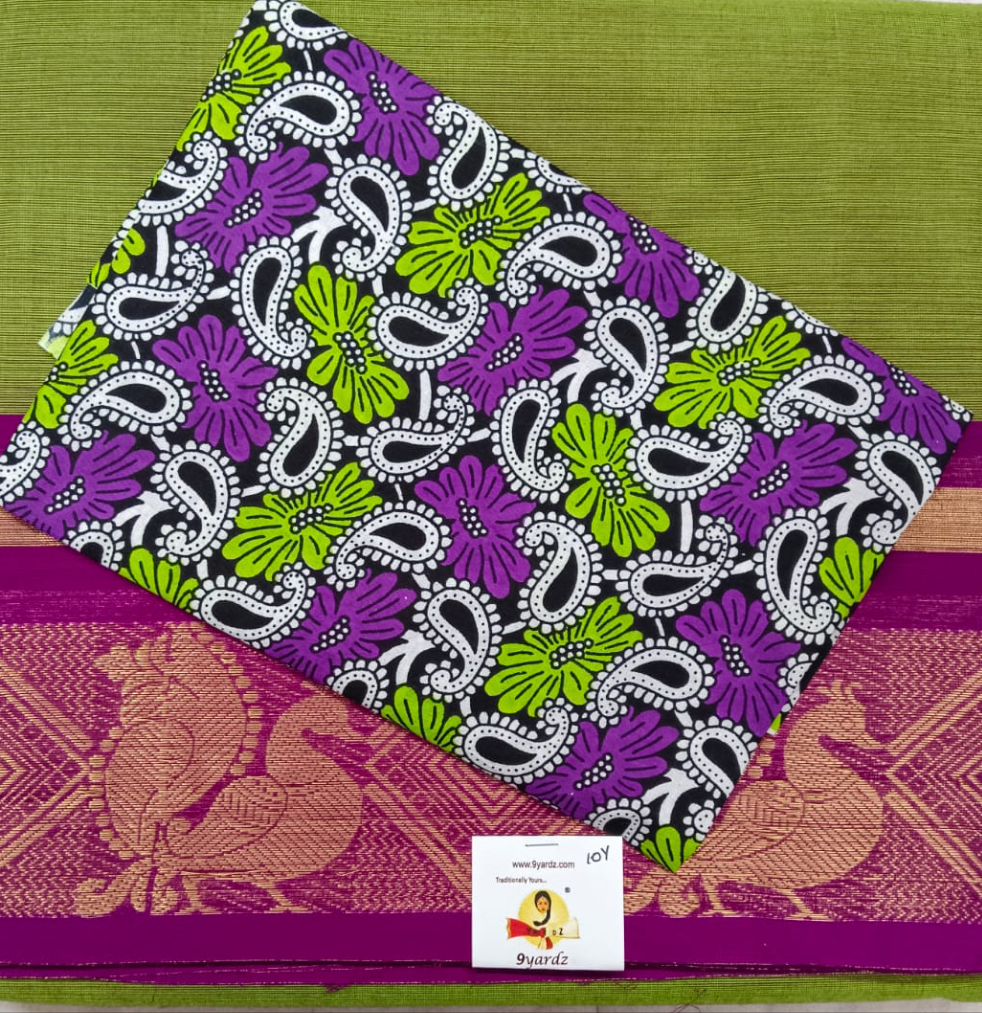 Arupukottai cotton 10 yards madisar
