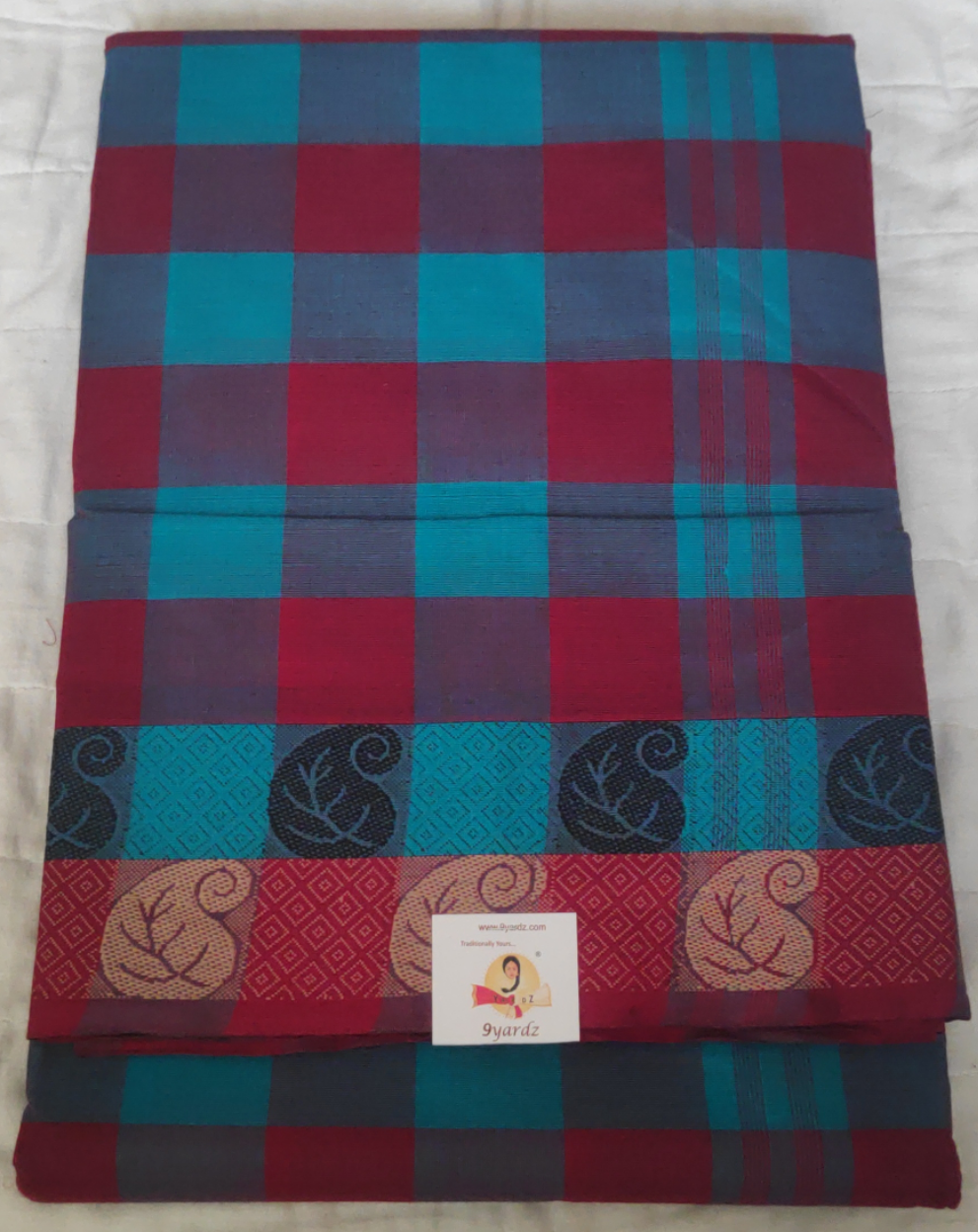 Chettinadu / Karaikudi cotton 9.5 yards madisar