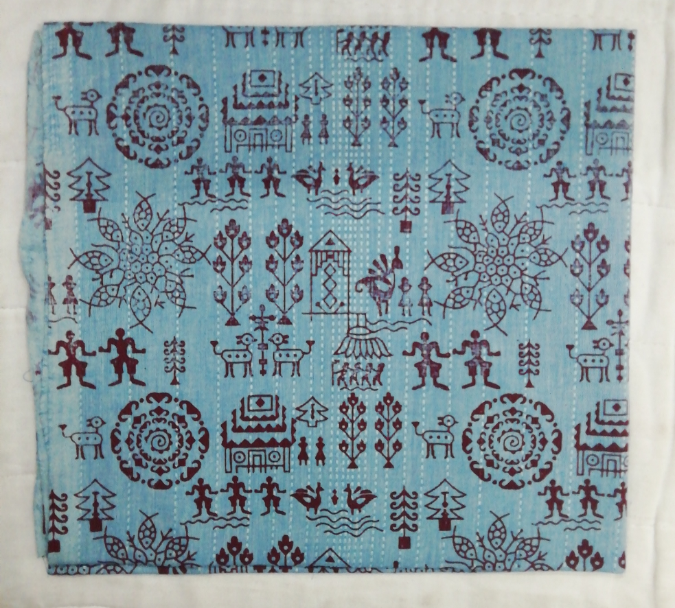 Printed cotton blouse bits