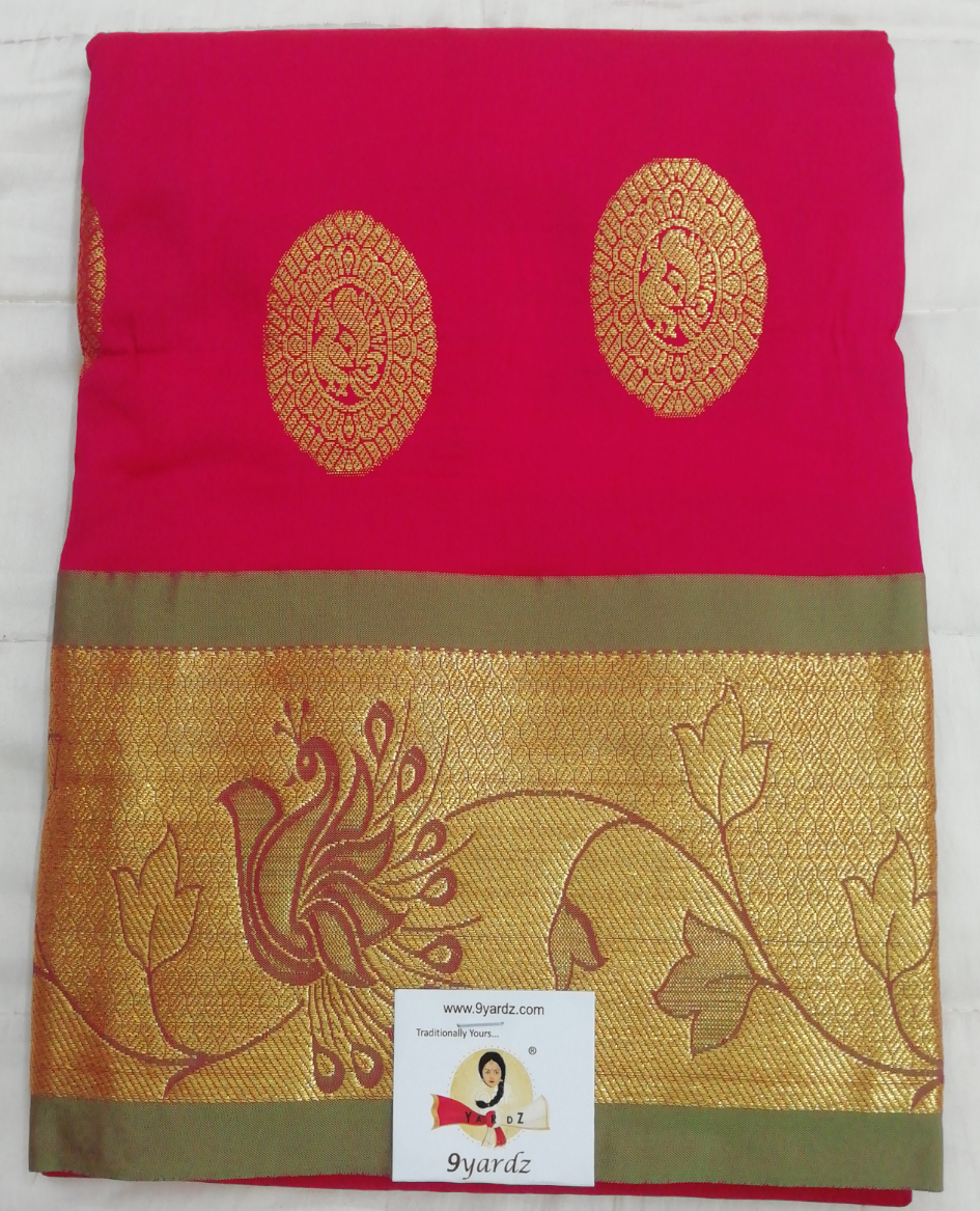 Pavadai poly silk 36"