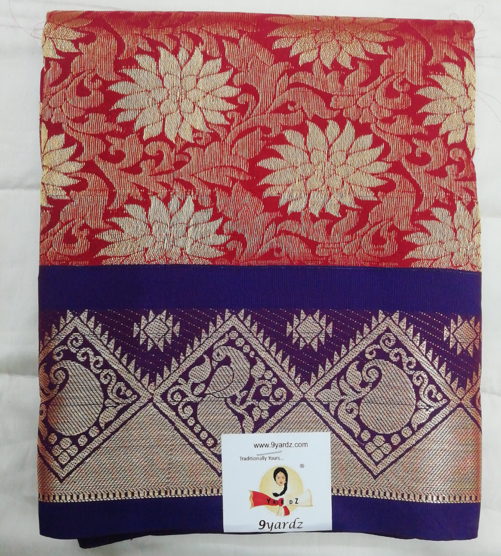 Pavadai poly silk 27"