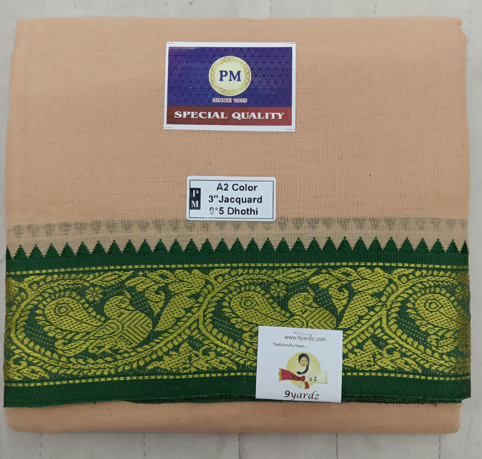 Cotton Colour  Dhothi 9*5