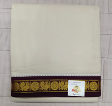 Load image into Gallery viewer, Pure cotton Muhurtham dhoti 9*5