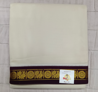 Pure cotton Muhurtham dhoti 9*5