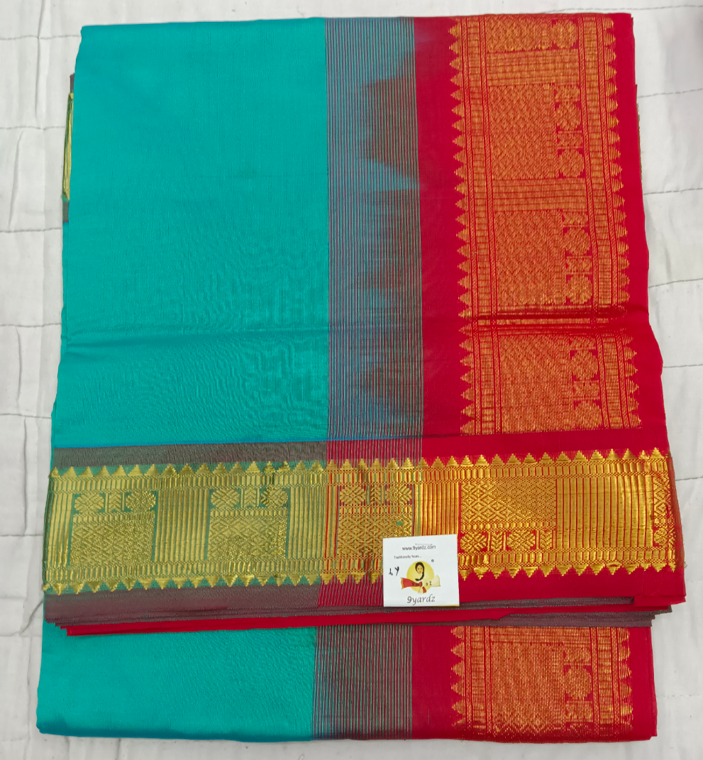 Semi silk cotton 6Yards