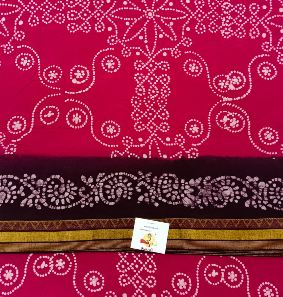 Sungudi cotton 10.5 yards madisar