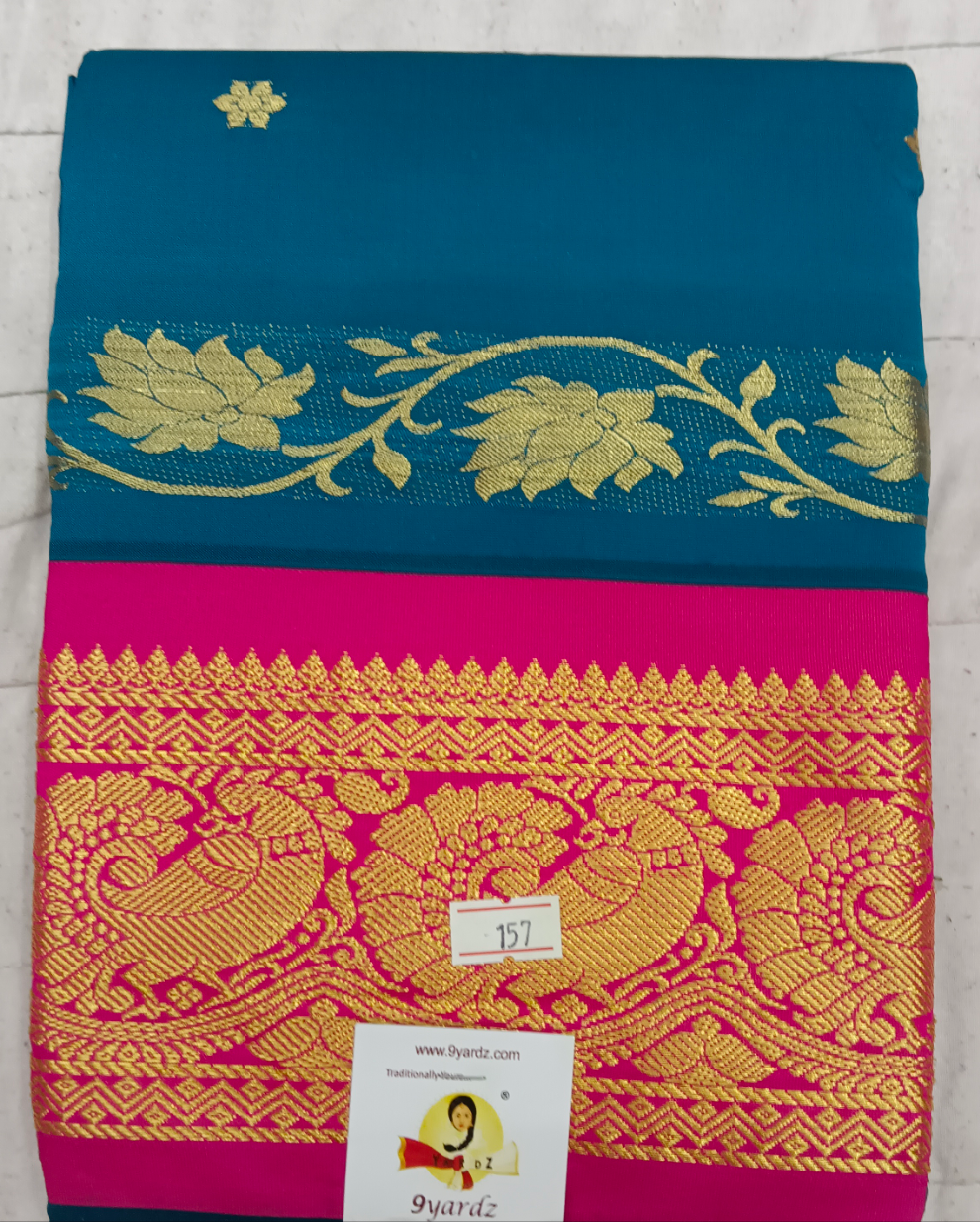 Pavadai poly silk 36"