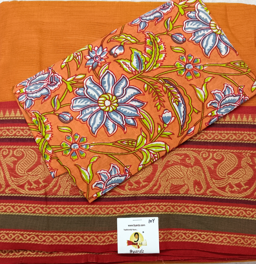 Arupukottai cotton 10 yards madisar