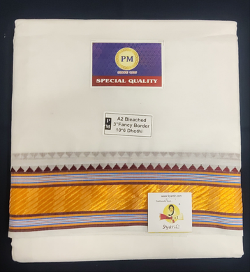 Nagari Cotton Dhothi 10*6