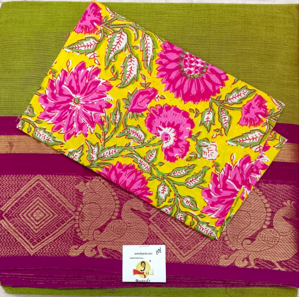Arupukottai cotton 10 yards madisar
