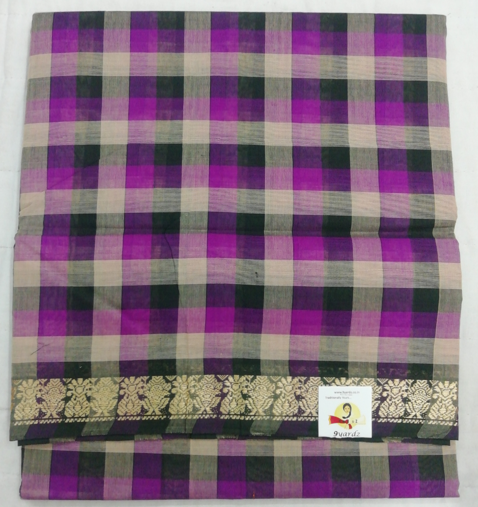 Chettinadu / Karaikudi cotton 9.5 yards madisar