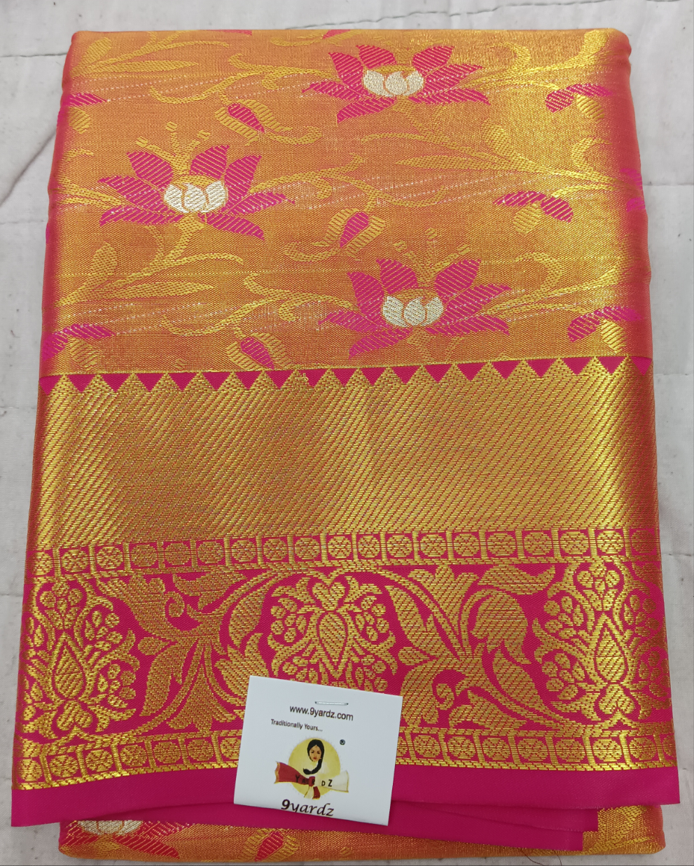 Pavadai poly silk 36"