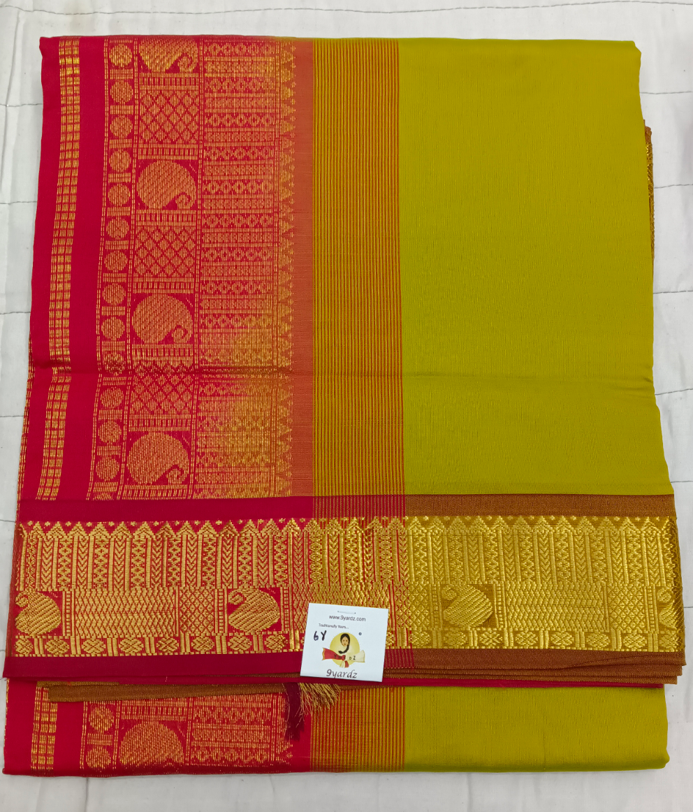 Semi silk cotton 6Yards