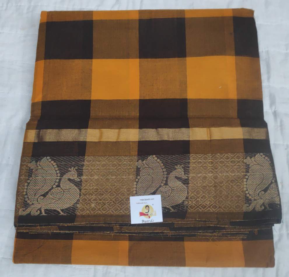 Chettinadu / Karaikudi cotton 9.5 yards madisar