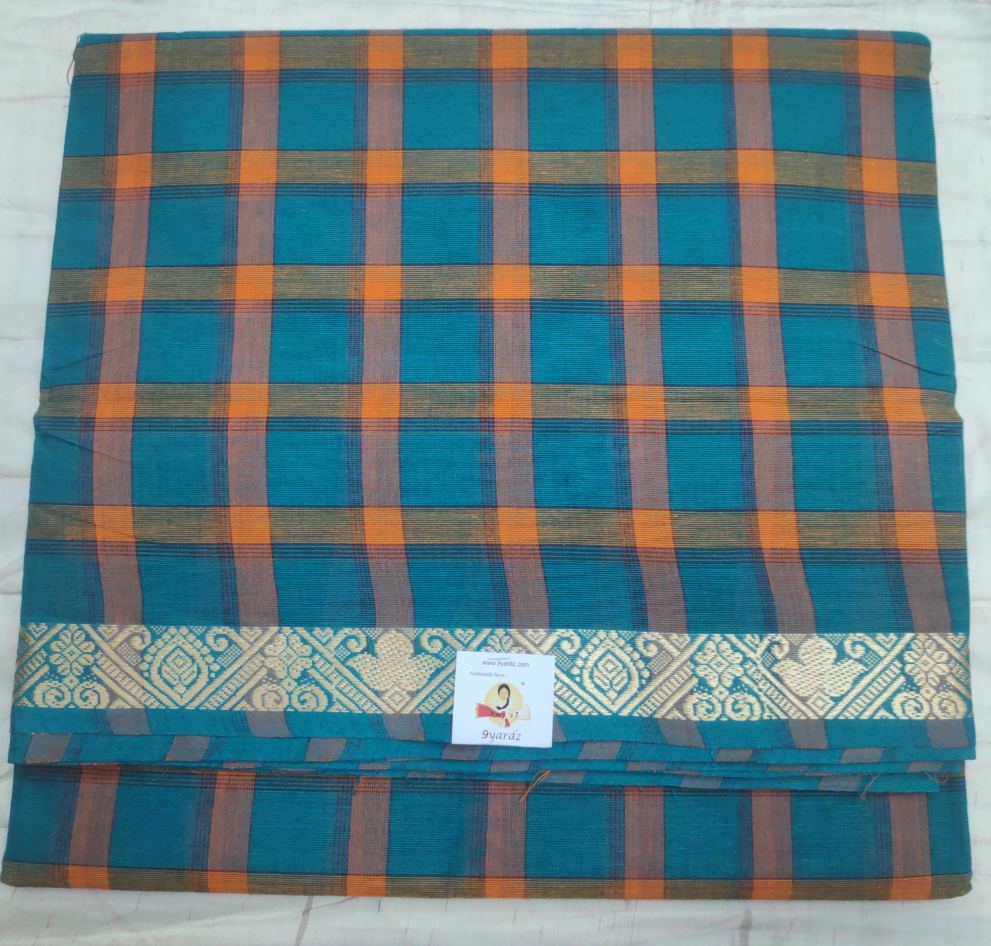 Chettinadu / Karaikudi cotton 10.5 yards madisar