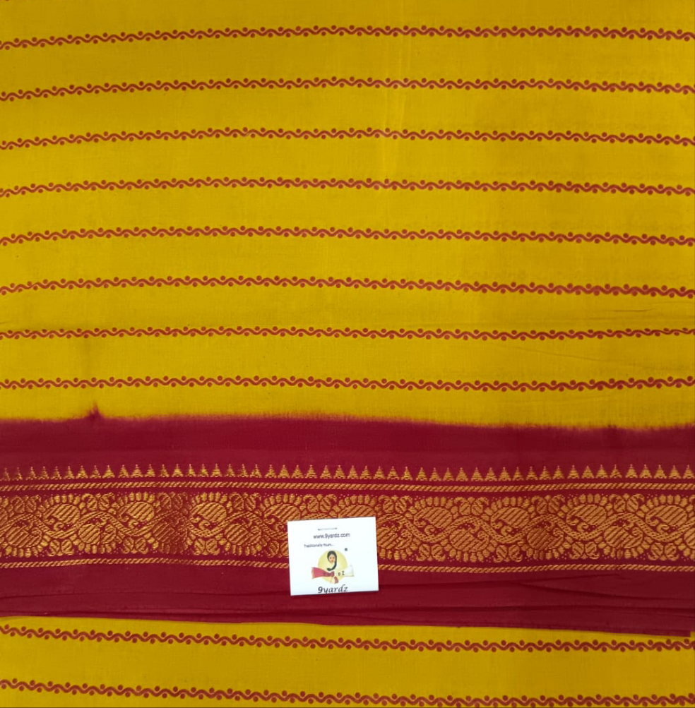 Sungudi cotton 9.5 yards madisar