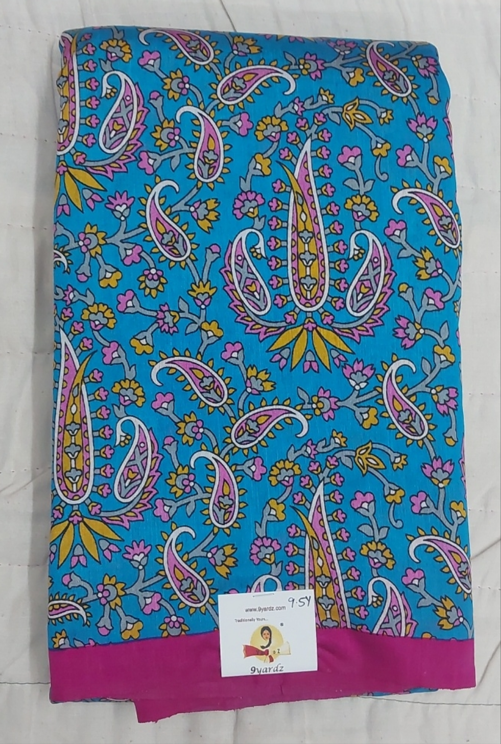Printed Silk 9.5 yards