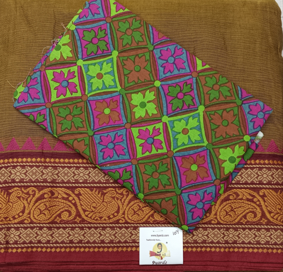 Arupukottai cotton 10 yards madisar