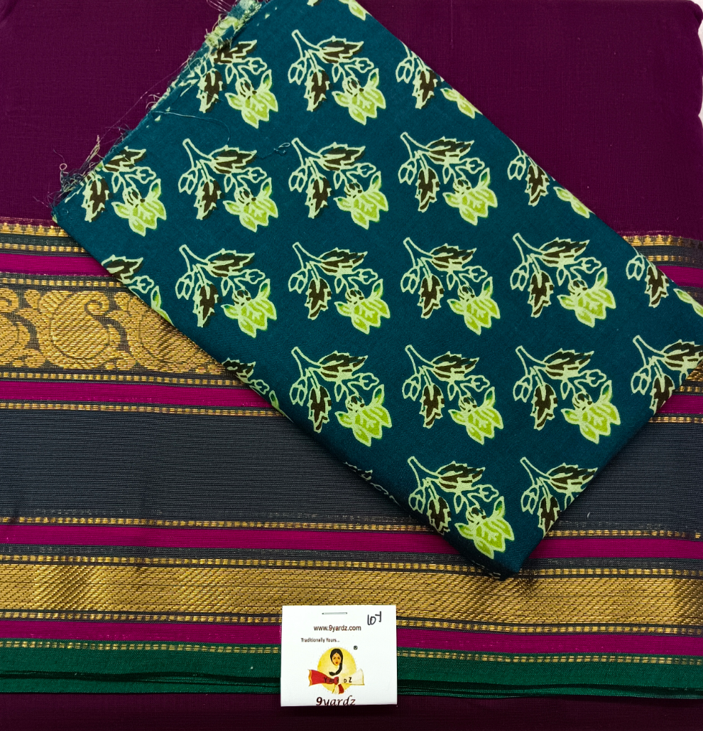 Arupukottai cotton 10 yards madisar