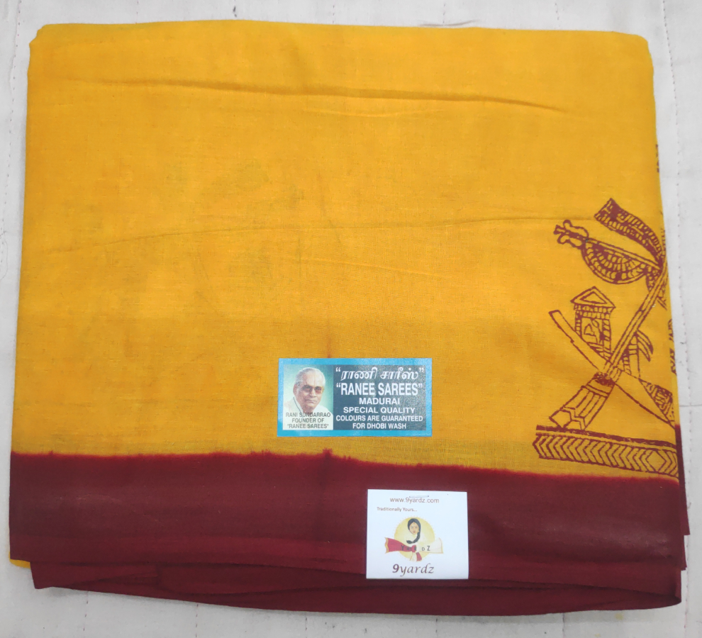 Ranee voyal saree 10.5yardz(9.8mtrs)