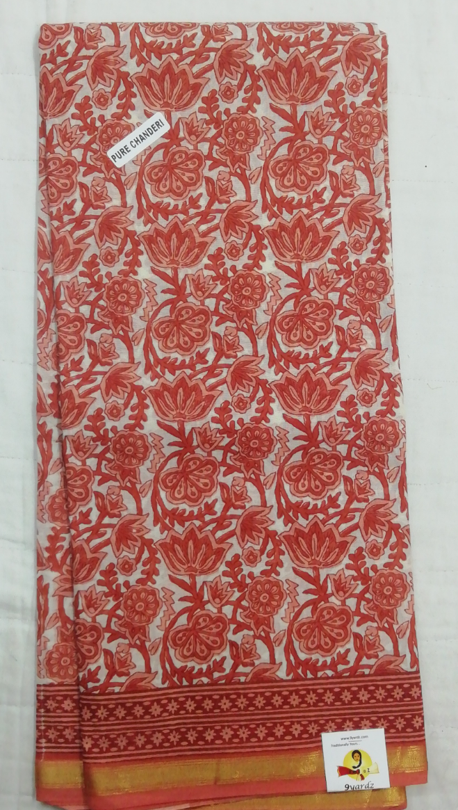 Chanderi cotton 6 yards